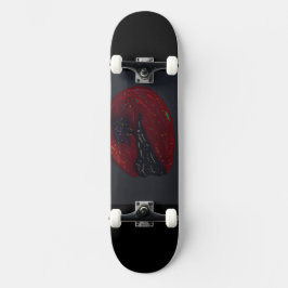 Blood Moonlit Night Skateboard
