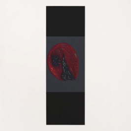 Blood Moonlit Night Yoga Mat