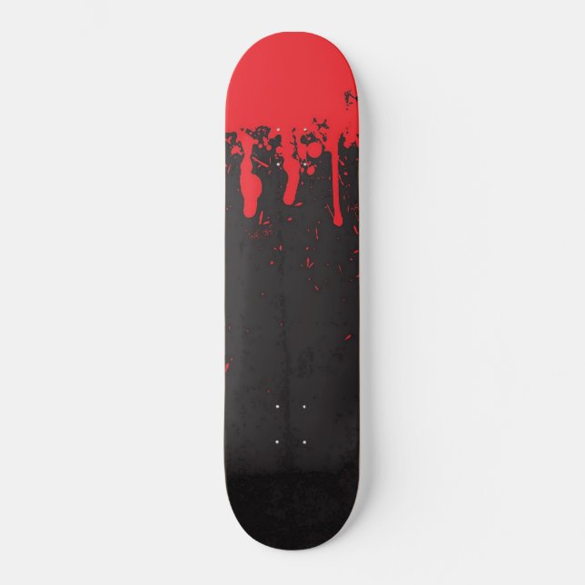 Bloody Board Whiteout Deck Skateboard (Anverso)
