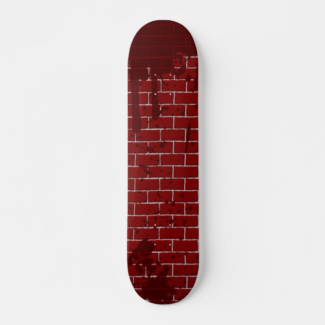 Bloody Brick Wall Skateboard (Anverso )