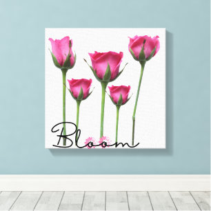 “Bloom” – Arte mural minimalista en lienzo con Emp