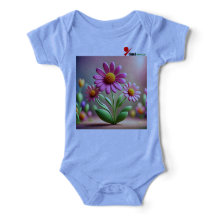 "Bloom Baby Bloom" Floral Bodysuit