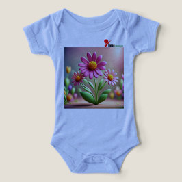 "Bloom Baby Bloom" Floral Bodysuit