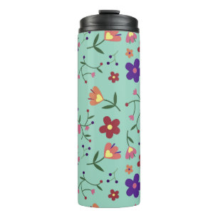 Bloom Buddy: Botella de agua divertida con flores