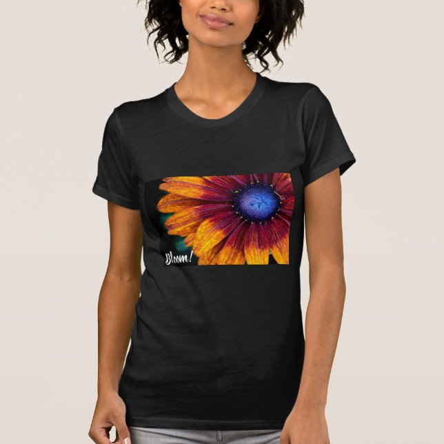 ¡Bloom! Camiseta con diseño floral (Anverso)