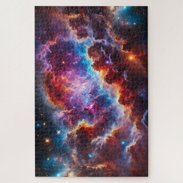 "Bloom celeste" - Rompecabezas (Vertical)