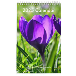 Bloom completo 2025 Calendario de una página peque