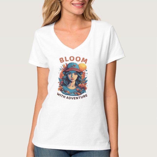 Bloom con camiseta Adventure V (Anverso)