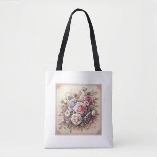 Bloom Donde Vayan: Bolsa de Tote de Diseño Floral