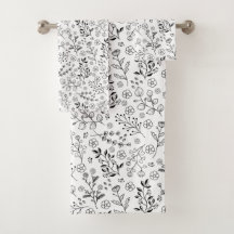 Bloom eterno: Elegancia floral dibujada a mano