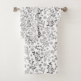 Bloom eterno: Elegancia floral dibujada a mano