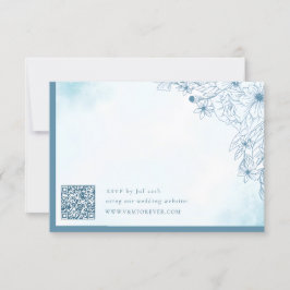 Bloom In the Winter QR code RSVP cards