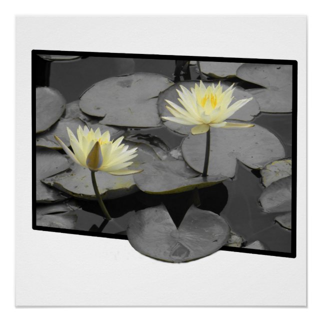 Bloom más allá del Poster brillante del marco (Anverso)