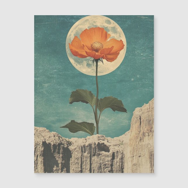 Bloom Naranja iluminado por luna - Encanto de Boho (Anverso)