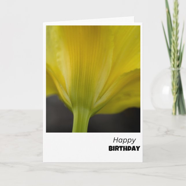 Bloom radiante - Tarjeta de cumpleaños (Anverso)