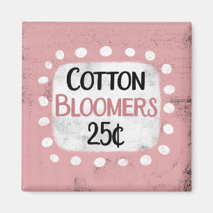 Bloomeros de algodón imán refrigerador de 25 centa