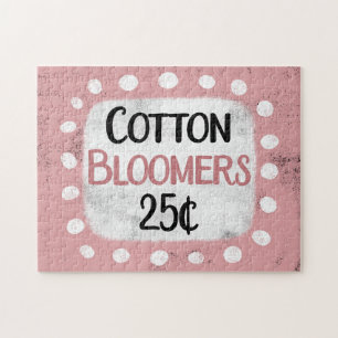 Bloomeros de algodón rompecabezas de 25 centavos