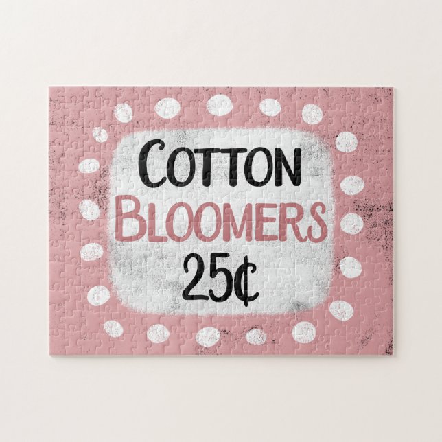 Bloomeros de algodón rompecabezas de 25 centavos (Horizontal)