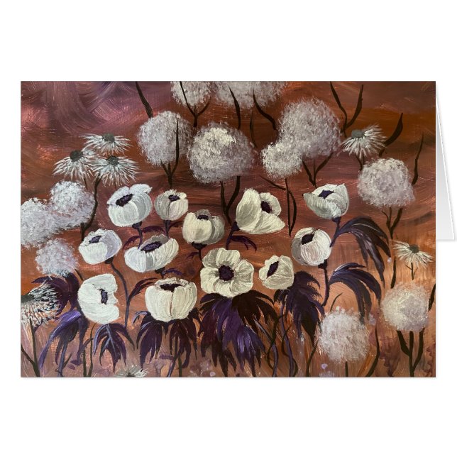 Blooming Dreams Card (Anverso (Horizontal))