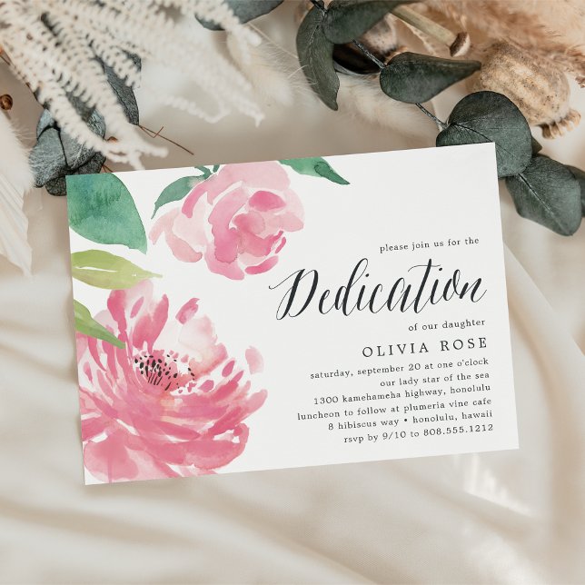 Blooming Peony | Invitación a la dedicación del be (Subido por el creador)