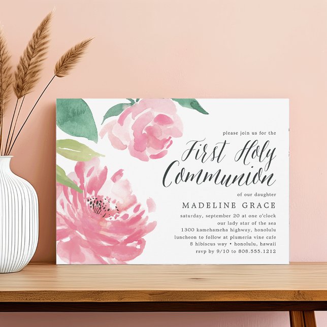Blooming Peony | Primera invitación a la Santa Com (Subido por el creador)