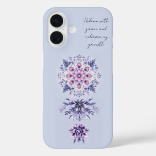 Blooming Serenity Mandala iPhone 16 Funda