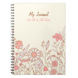 Blooming Thoughts Cuaderno Floral