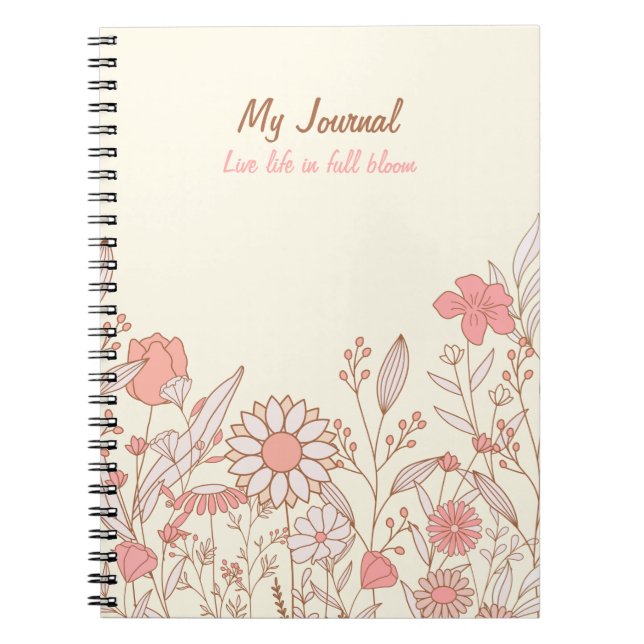 Blooming Thoughts | Cuaderno Floral (Frente)