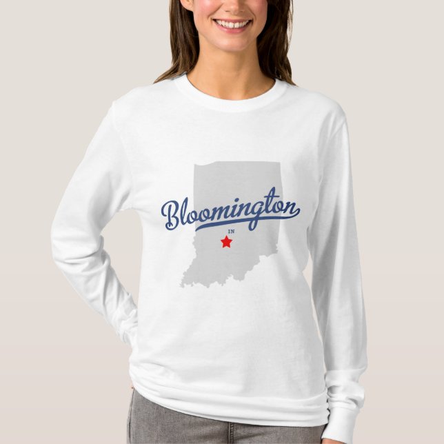 Bloomington Indiana EN camisa (Anverso)