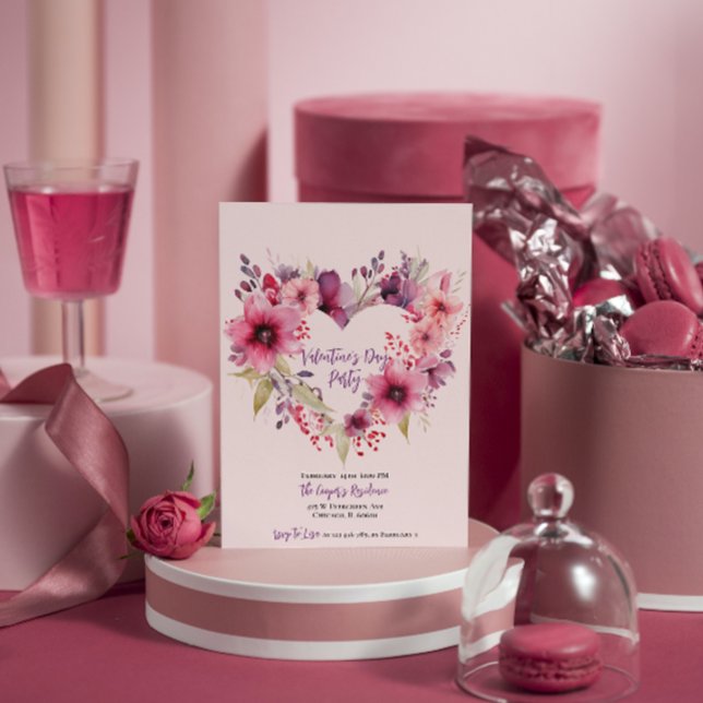 Blooms De Amor | Invitación de los El día de San V (Subido por el creador)