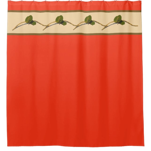 Blooms de párrafo - Cortina de ducha de BonFire (Anverso)