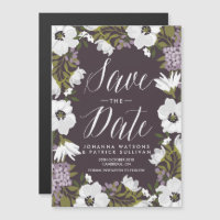 Blooms Lilac Anemone Salven imanes de fecha