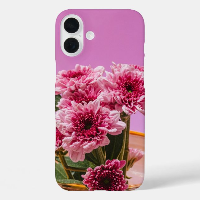 Bloomshell iPhone 16 Plus Funda - Floral Elegance (Reverso )