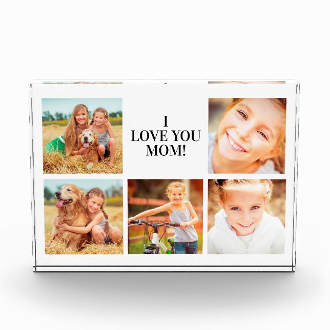 Bloque de 5 fotos para mamá (Anverso)