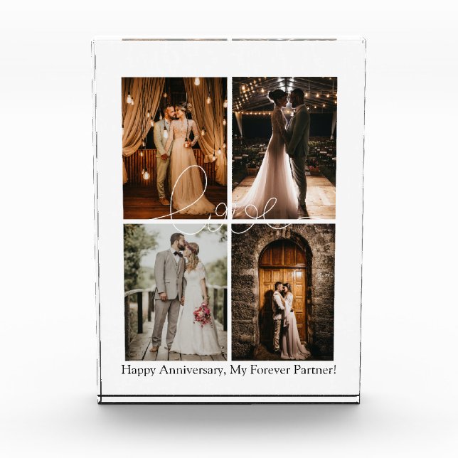 Bloque de acrílico de fotos personalizado (Anverso)