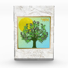 Bloque de acrílico de las 12 tribus de Israel