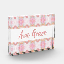 Bloque de acrílico decorativo de Ava Grace Print