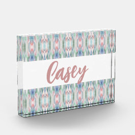 Bloque de acrílico decorativo de impresión de Case