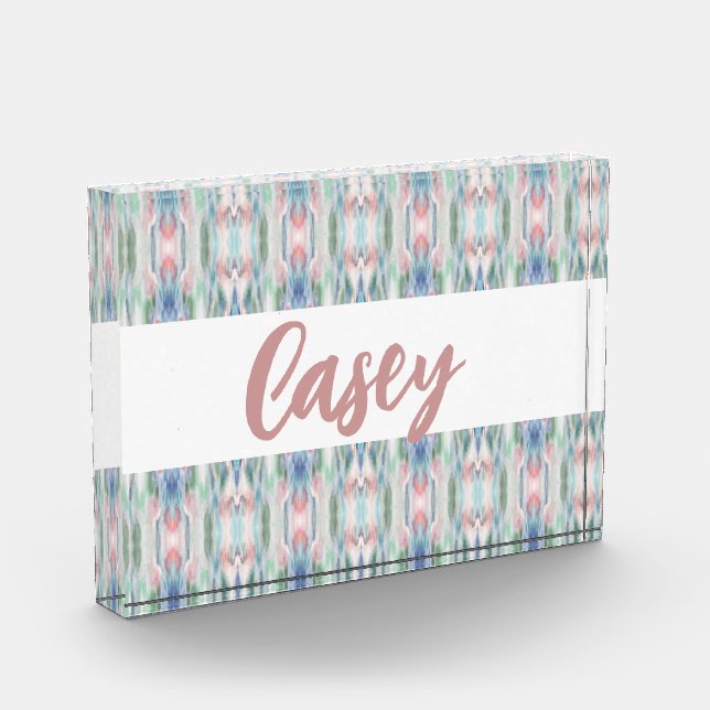 Bloque de acrílico decorativo de impresión de Case (Izquierda)