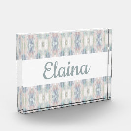 Bloque de acrílico decorativo de impresión de Elai