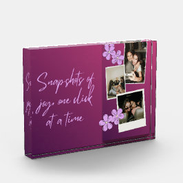 Bloque de colaje de fotos personalizadas Snapshots