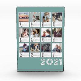 Bloque de Collage de fotos del calendario personal