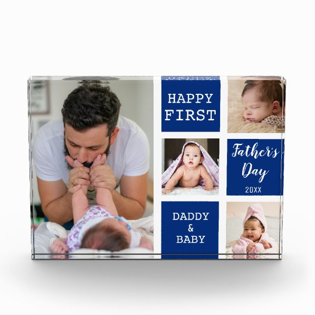 Bloque de Collages de fotos del Día del Primer Pad (Anverso)