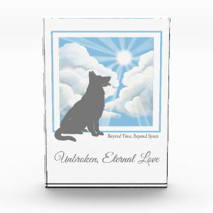 Bloque de Foto Acrílico de Memorial de Perro - Sig
