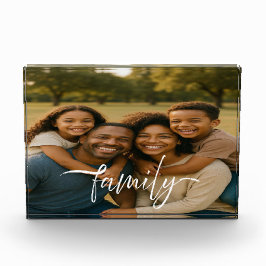 Bloque de foto acrílico personalizado de 5" x 7"