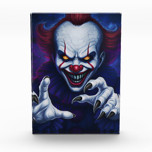 Bloque de Foto de Payaso Aterrador (Anverso)