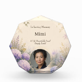 Bloque de Foto Memorial Personalizado | Acuarela