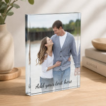 Bloque de Foto Personalizada Agrega tu Texto Foto