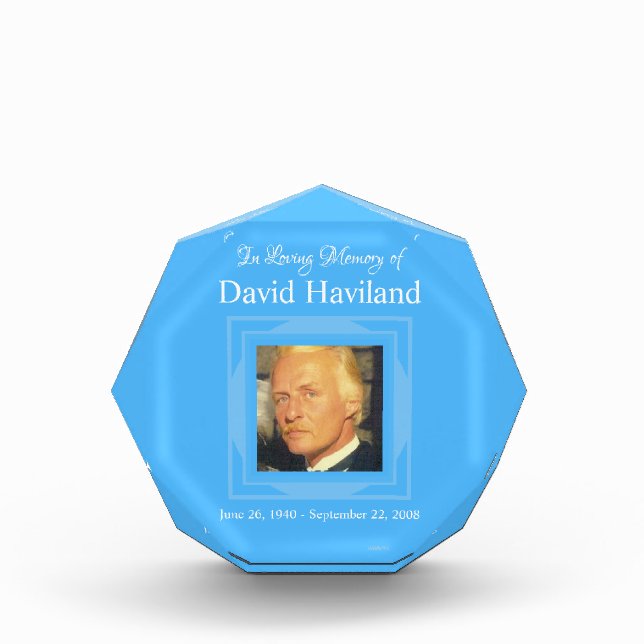 Bloque de fotos acrílicas en memoria de HAMbyWG (Anverso)