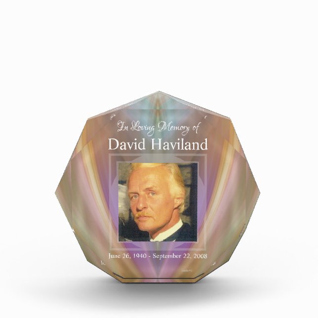 Bloque de fotos acrílicas en memoria de HAMbyWG (Anverso)